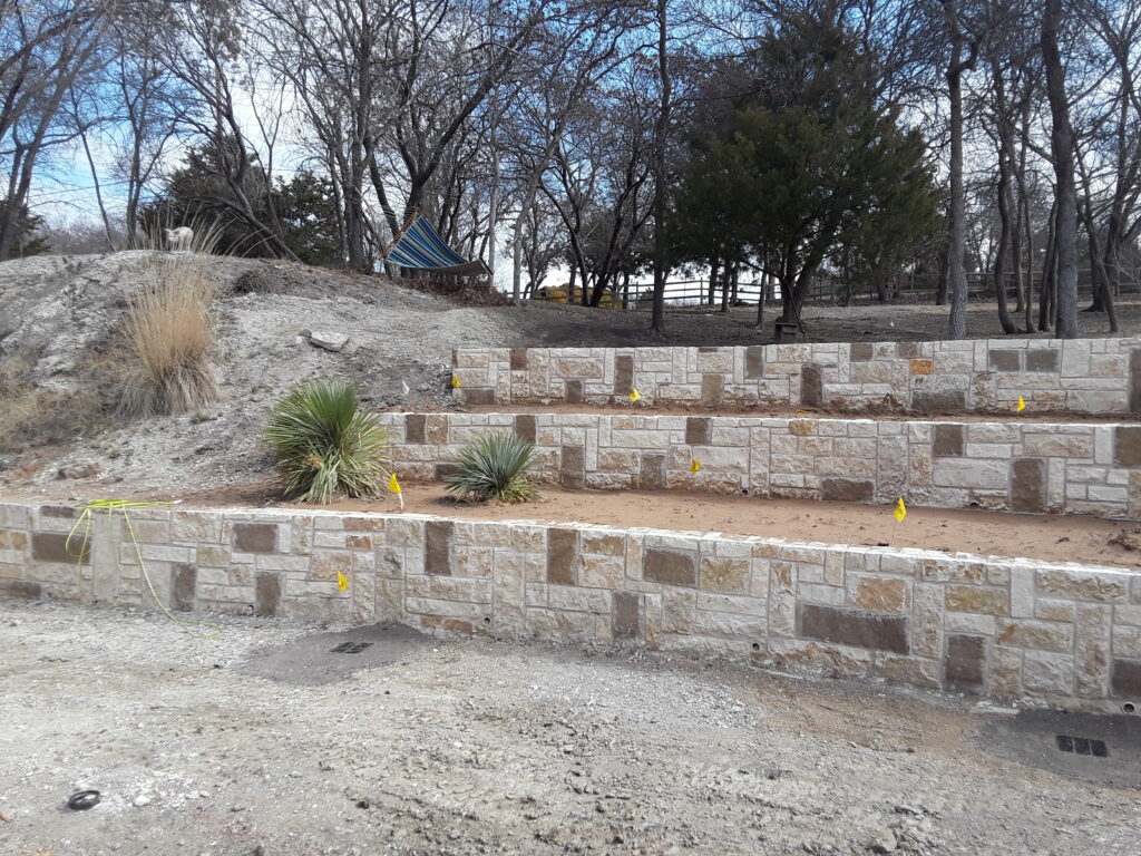 Retaining Wall North Dallas 3