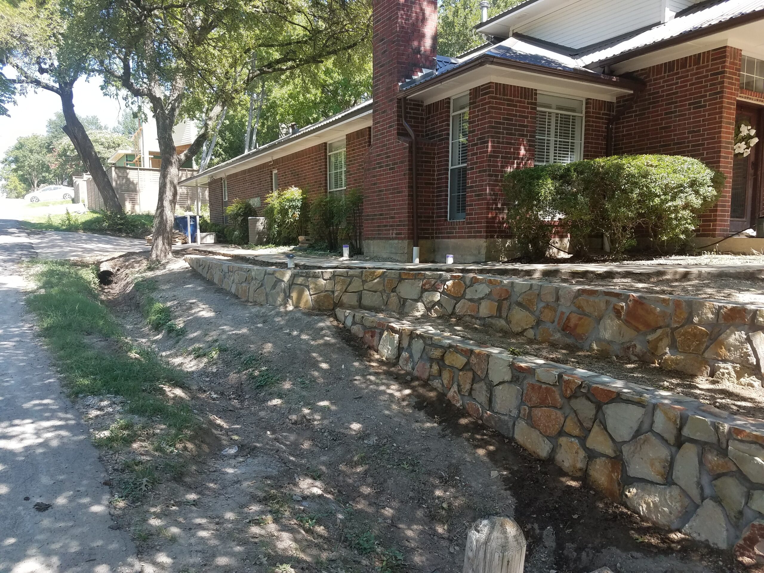 Retaining Wall Lewisville 1