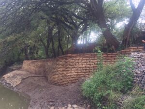 Creek Retaining Wall 1