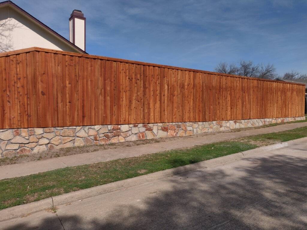 Railroad Tie Retaining Wall Replacement in Plano