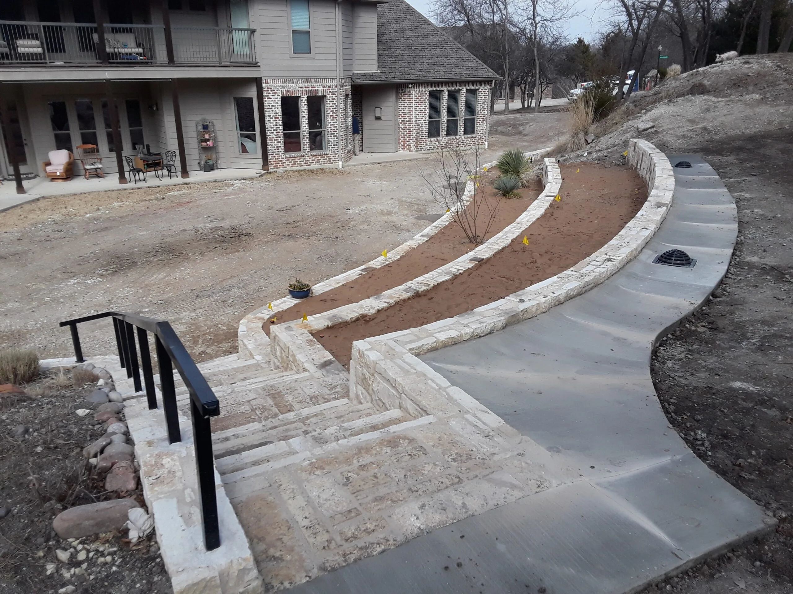 Retaining Wall North Dallas 4