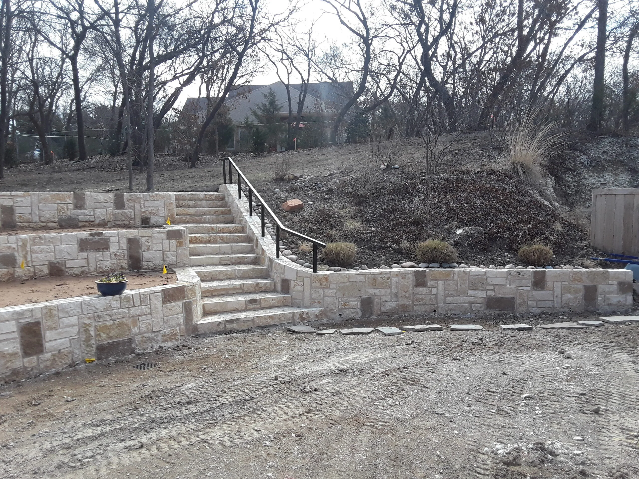 Retaining Wall North Dallas 1