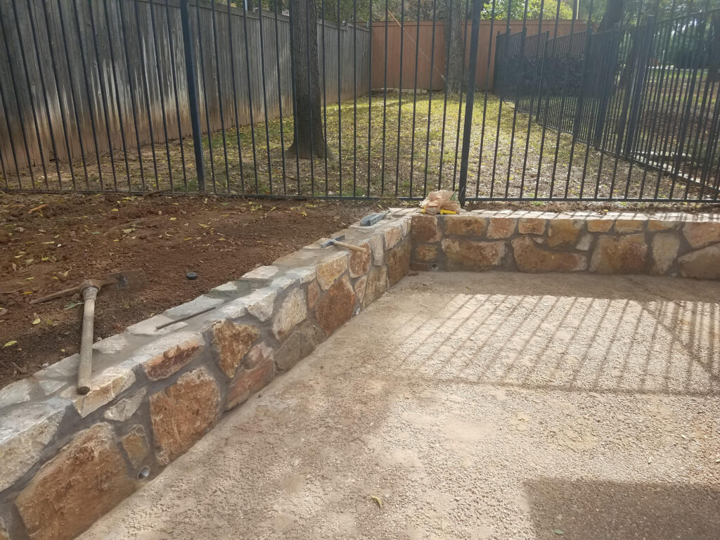 Retaining Wall Flower Mound 1